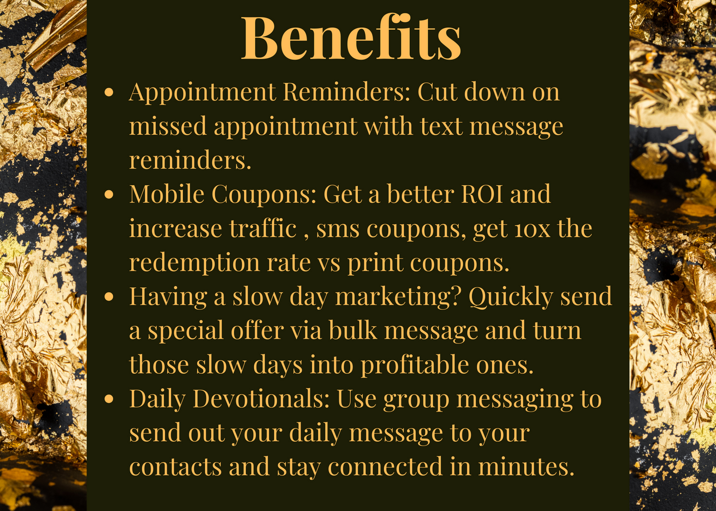 Gold ~ 3500 text per month