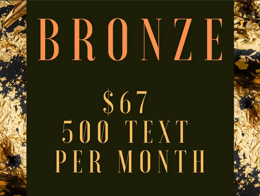 Bronze ~ 500 text per month