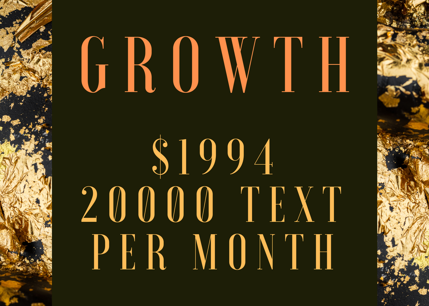Growth ~ 20K text per month